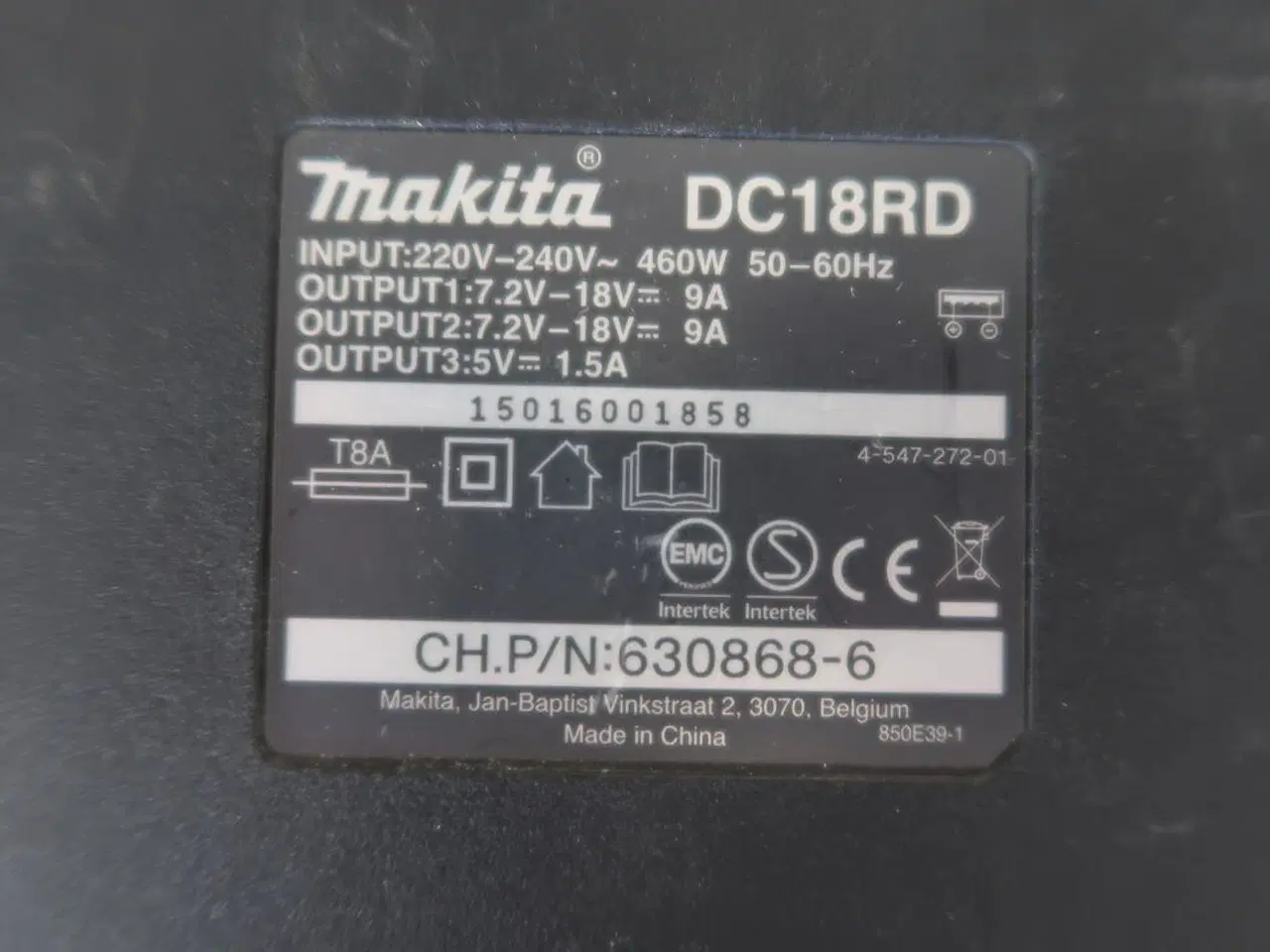 Billede 3 - Batterilader dobbelt MAKITA DC18RD