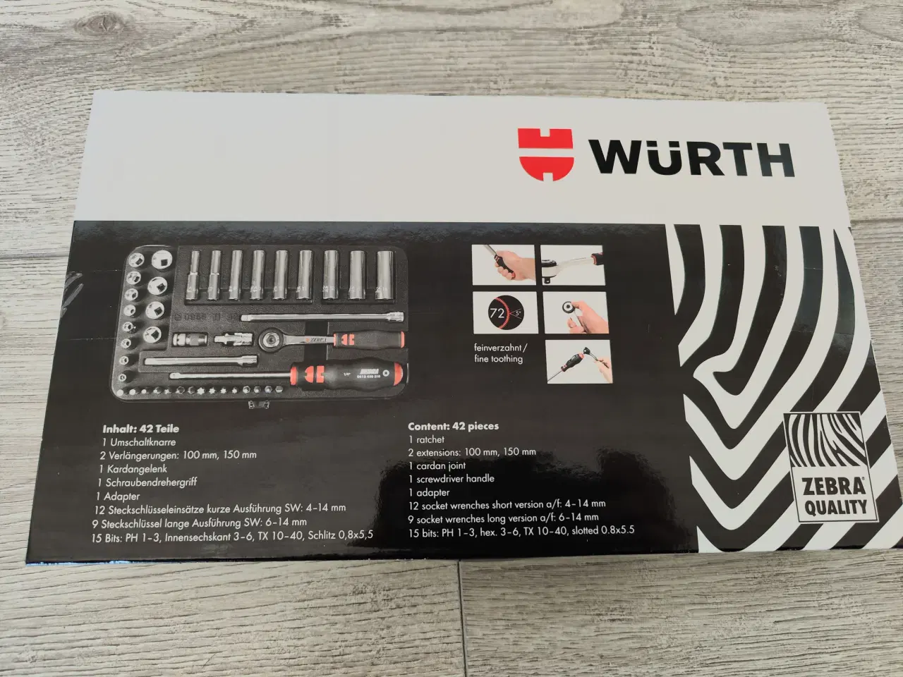 Billede 2 - Wurth topnøglesæt *NY*