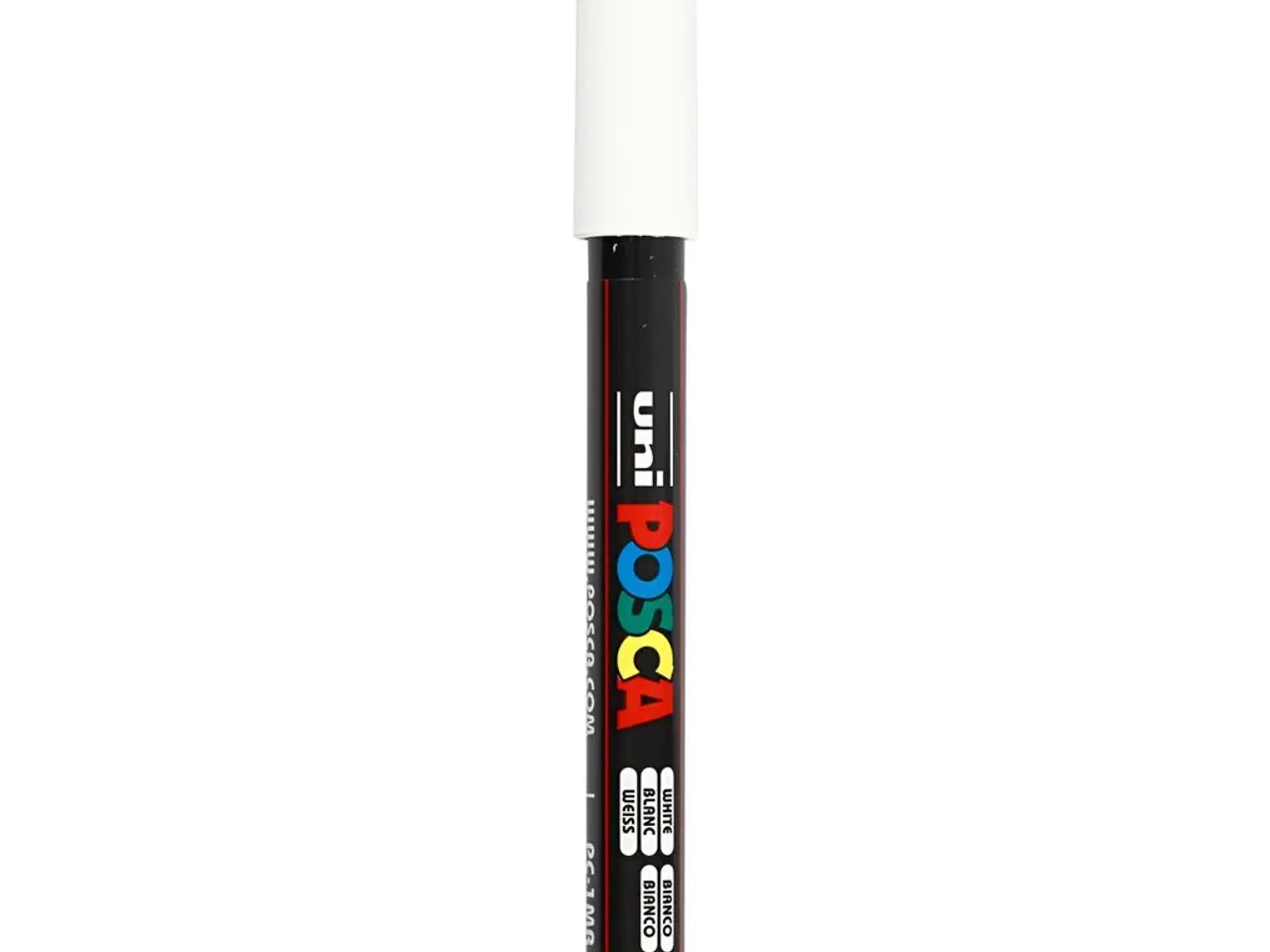 Billede 1 - Posca Tusch, PC-1MR, streg 0,7 mm, extra-fine, hvid, 1 stk.