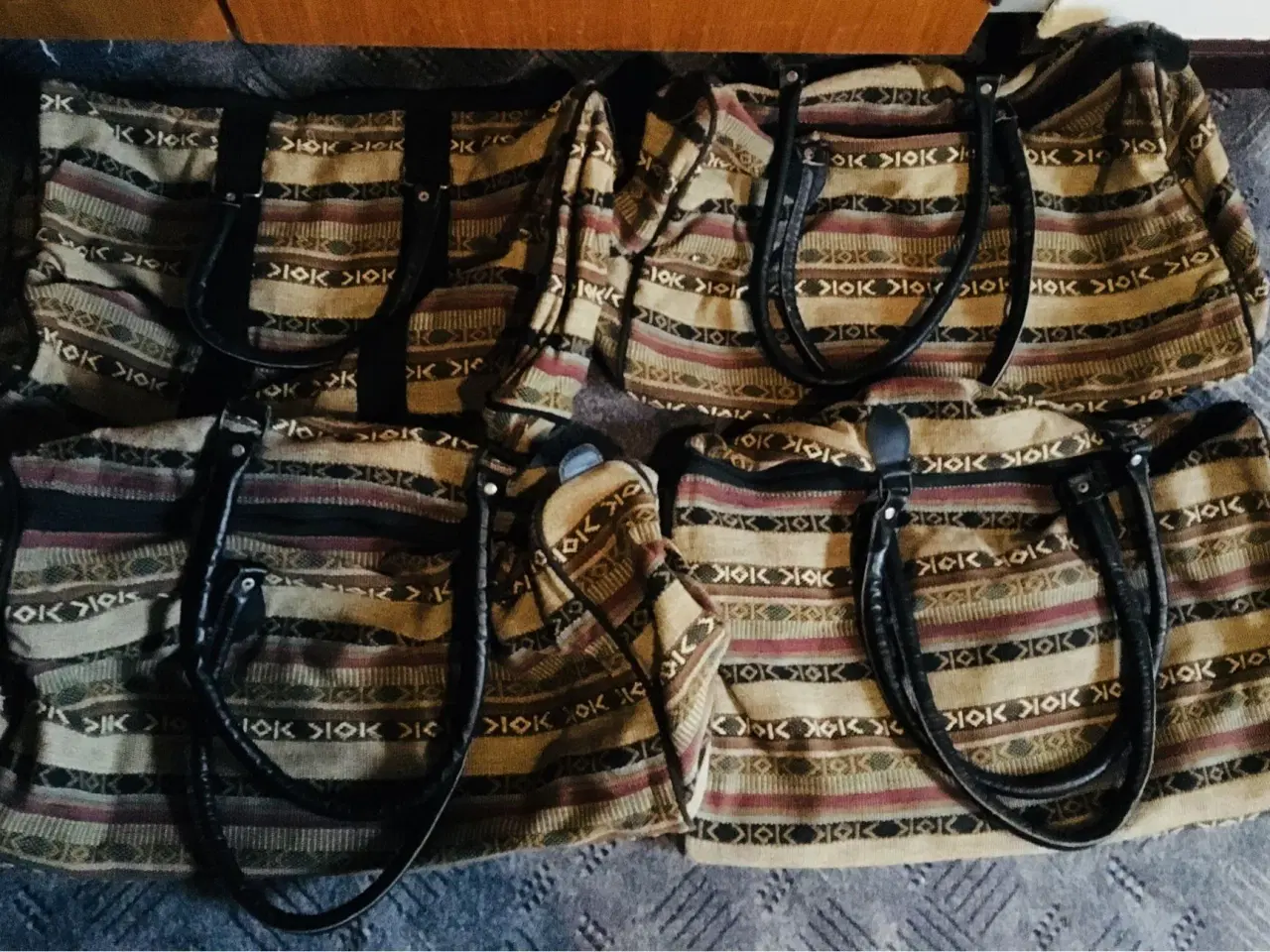 Billede 1 - Store og flotte tasker i bomuld