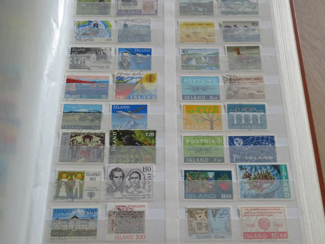 Billede 2 - Island, 142 forskellige frimærker