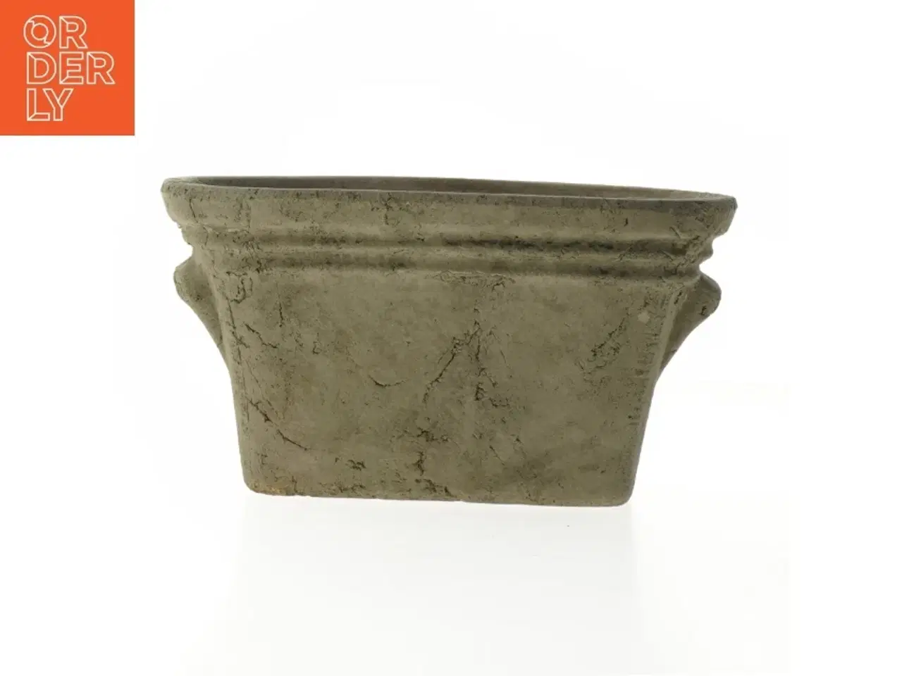 Billede 1 - Dekorativ cement/betonpotte (str. 27 cm)