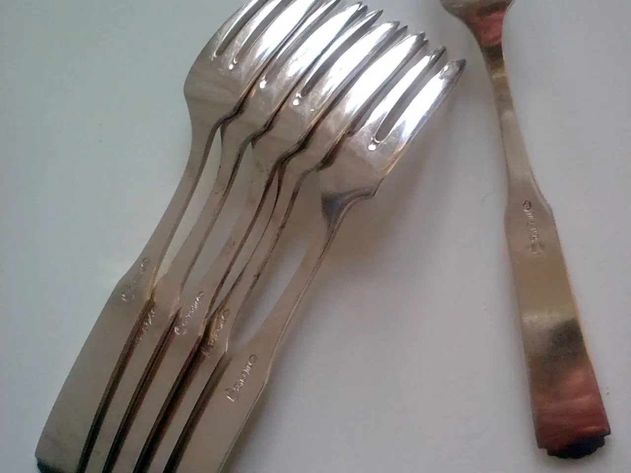 Billede 7 - Kagegafler 6 stk. vintage dansk M&TB