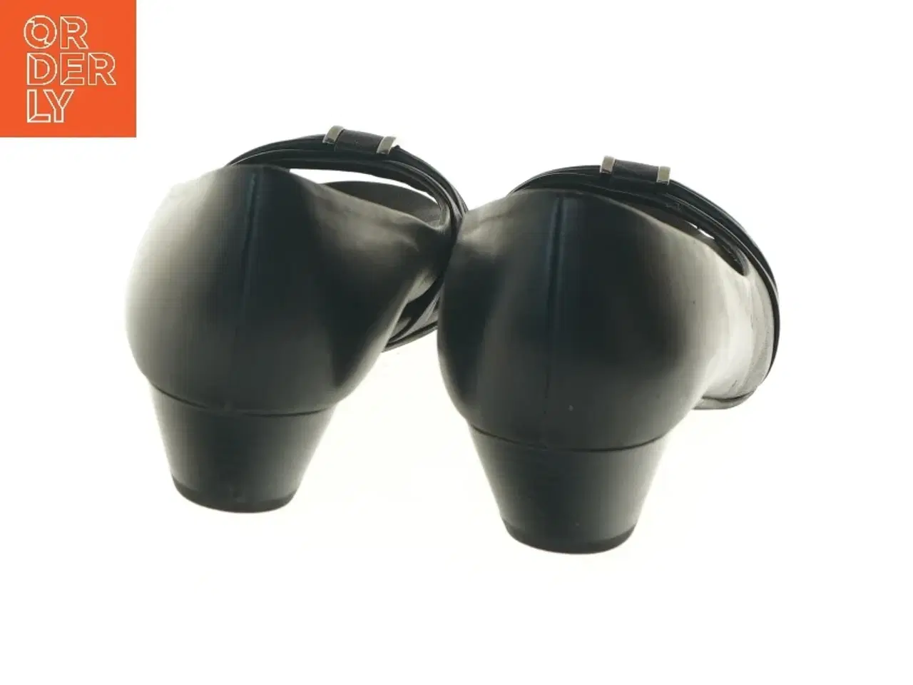 Billede 6 - Sort damepumps med peep-toe fra Gabor (str. 40,5 )