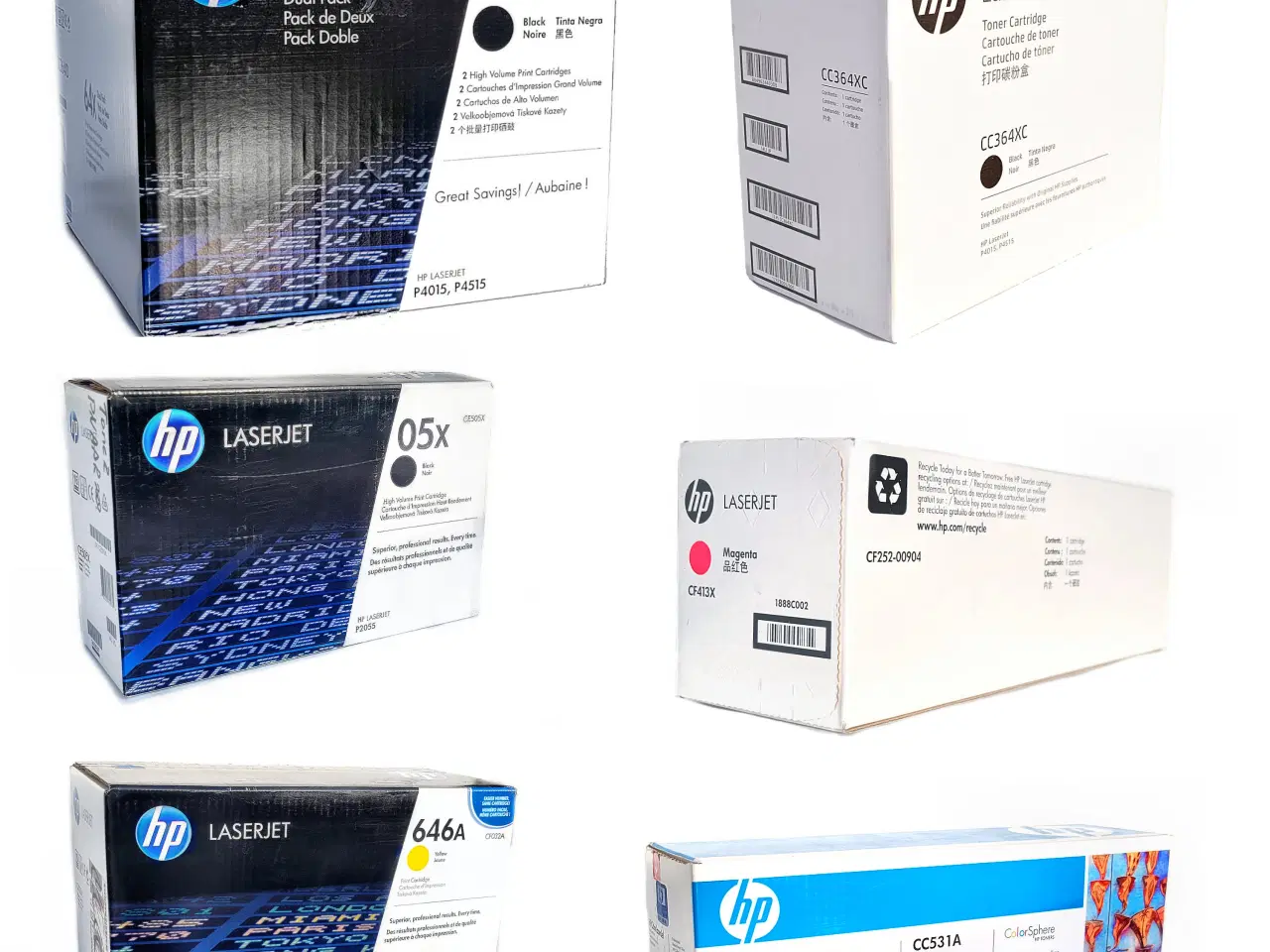 Billede 1 - Originale HP LaserJet lasertonerpatroner