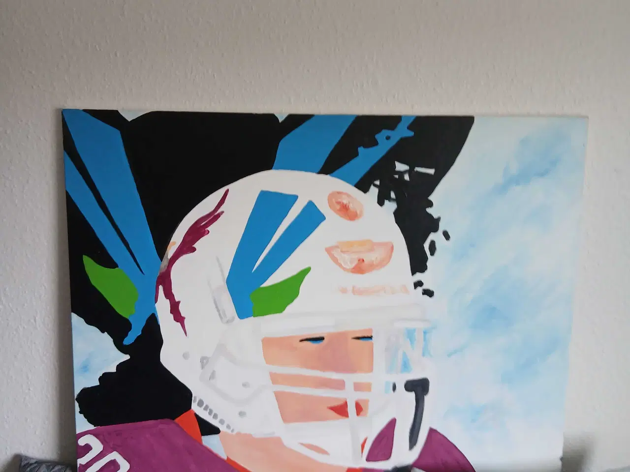 Billede 4 - Stort flot maleri signeret. Kunstner Peder Meinert