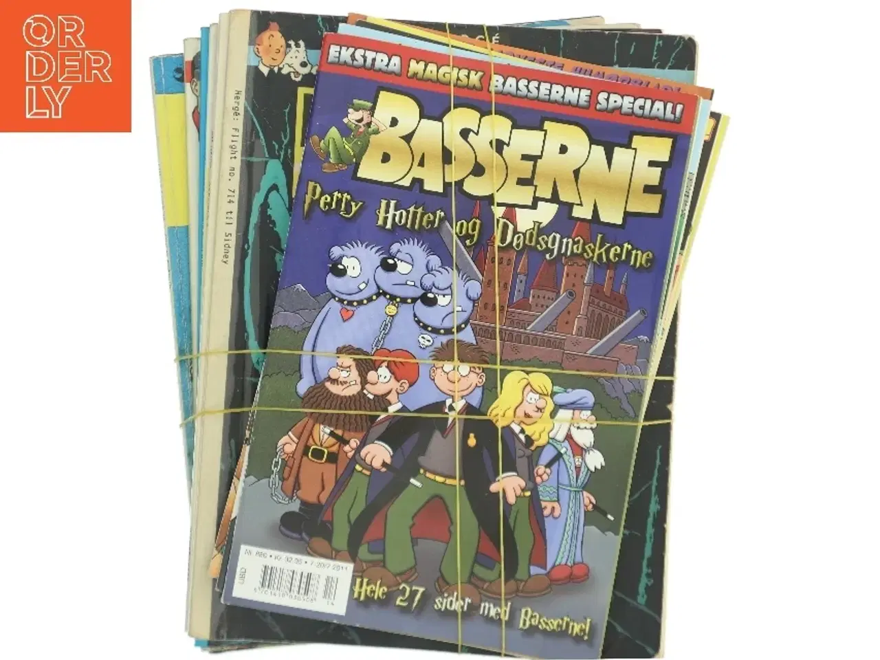 Billede 1 - 16 tegneserier/blade sælges – Tintin, Lucky Luke, Garfield, Basserne og flere