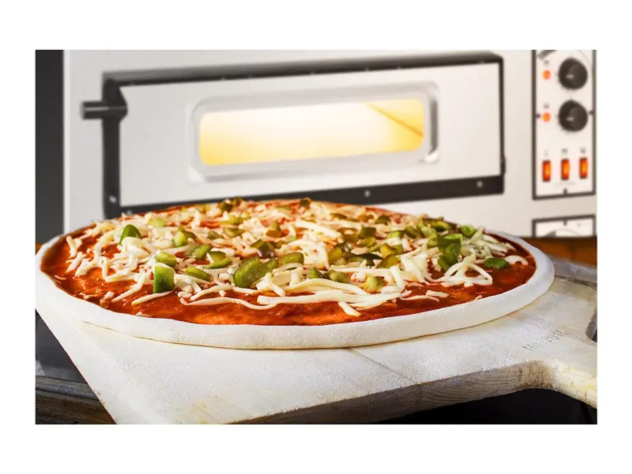 Billede 4 - Pizzaovn – dobbelt – 2 x pizzadiameter 45 cm