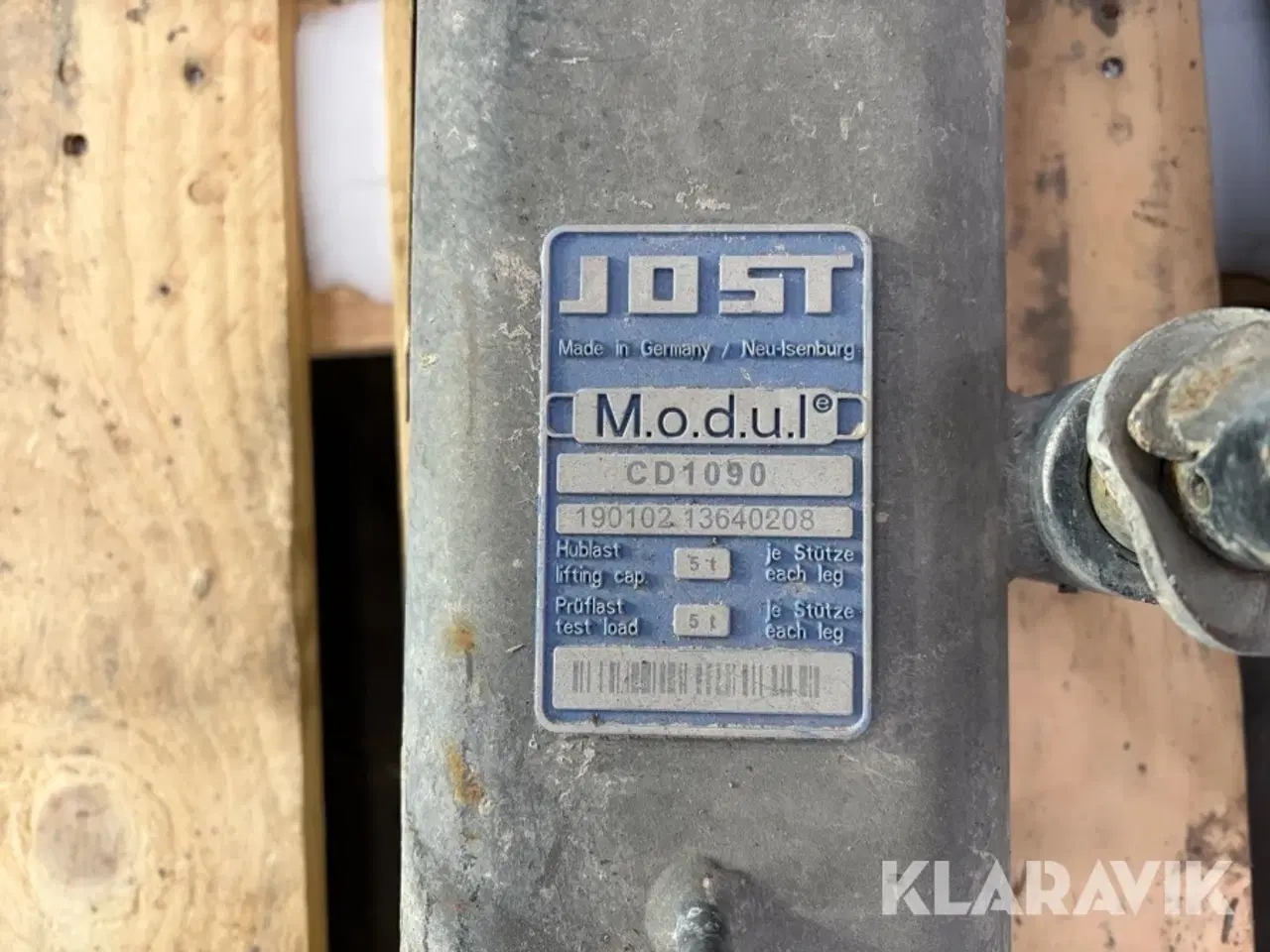 Billede 10 - Støtteben Jost CD1090 2 styk