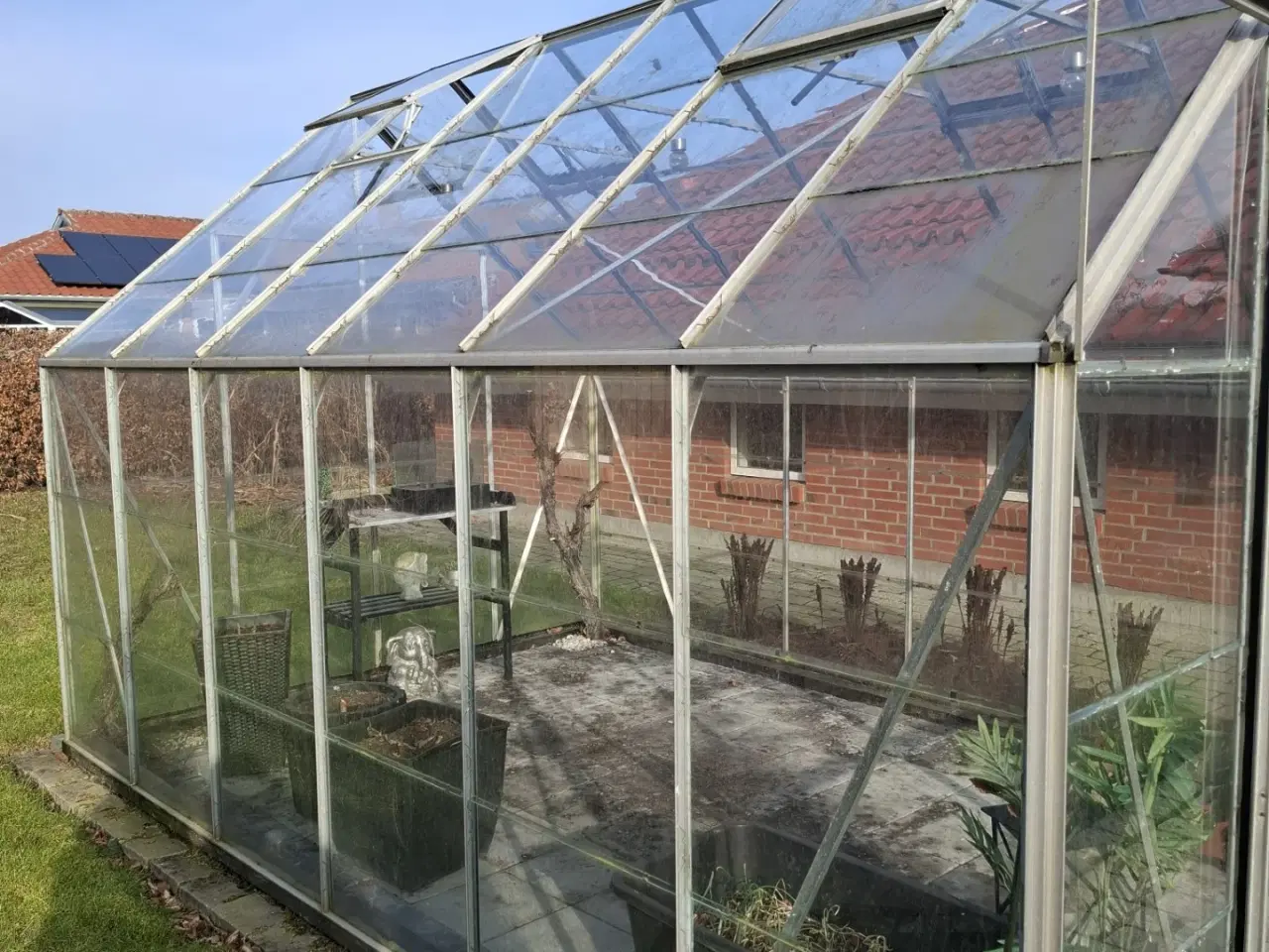 Billede 3 - Drivhus med 2 døre og 4 vinduer sælges