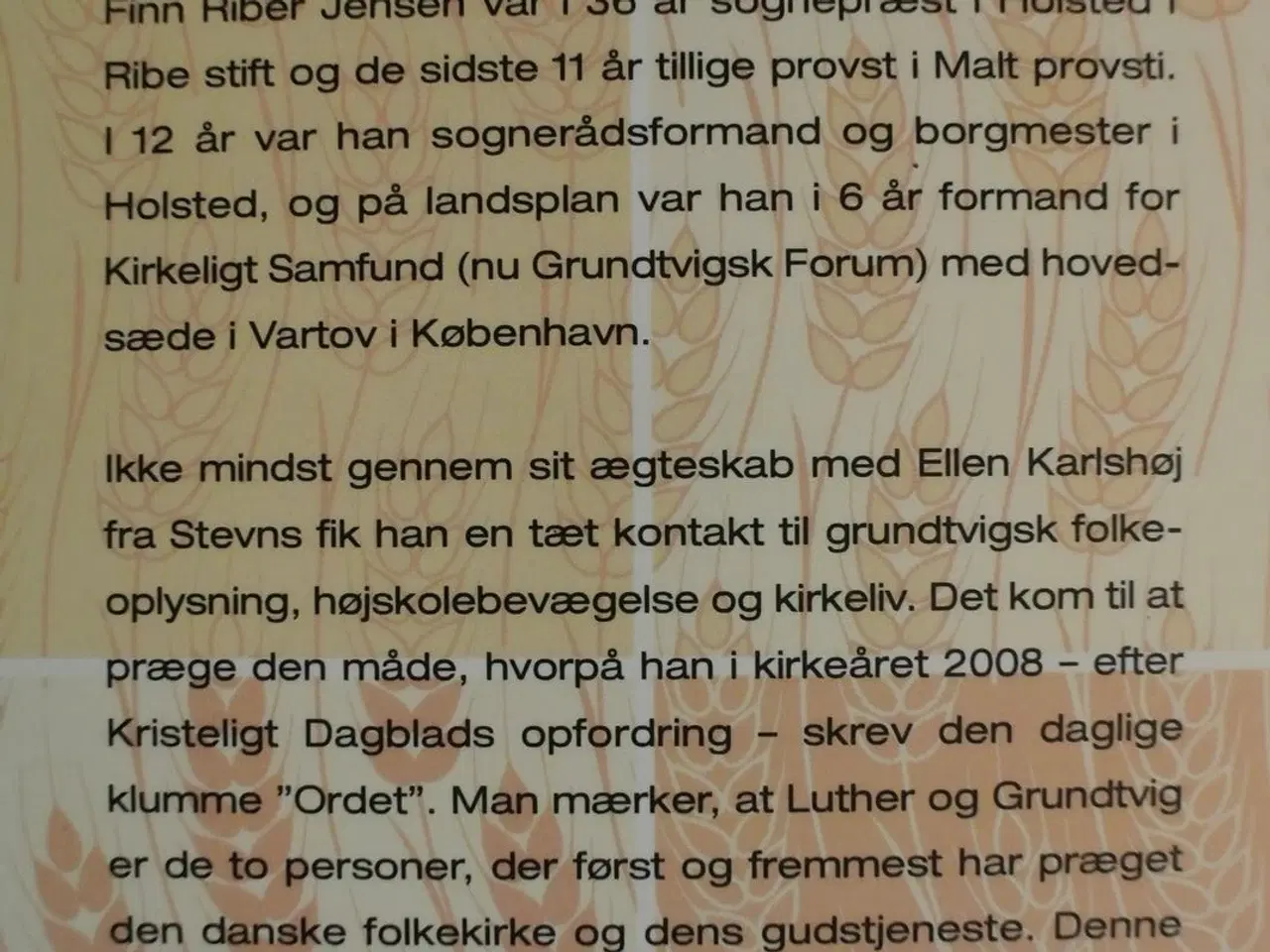 Billede 3 - ordet bringer os glæde hver herrens dag, af finn r