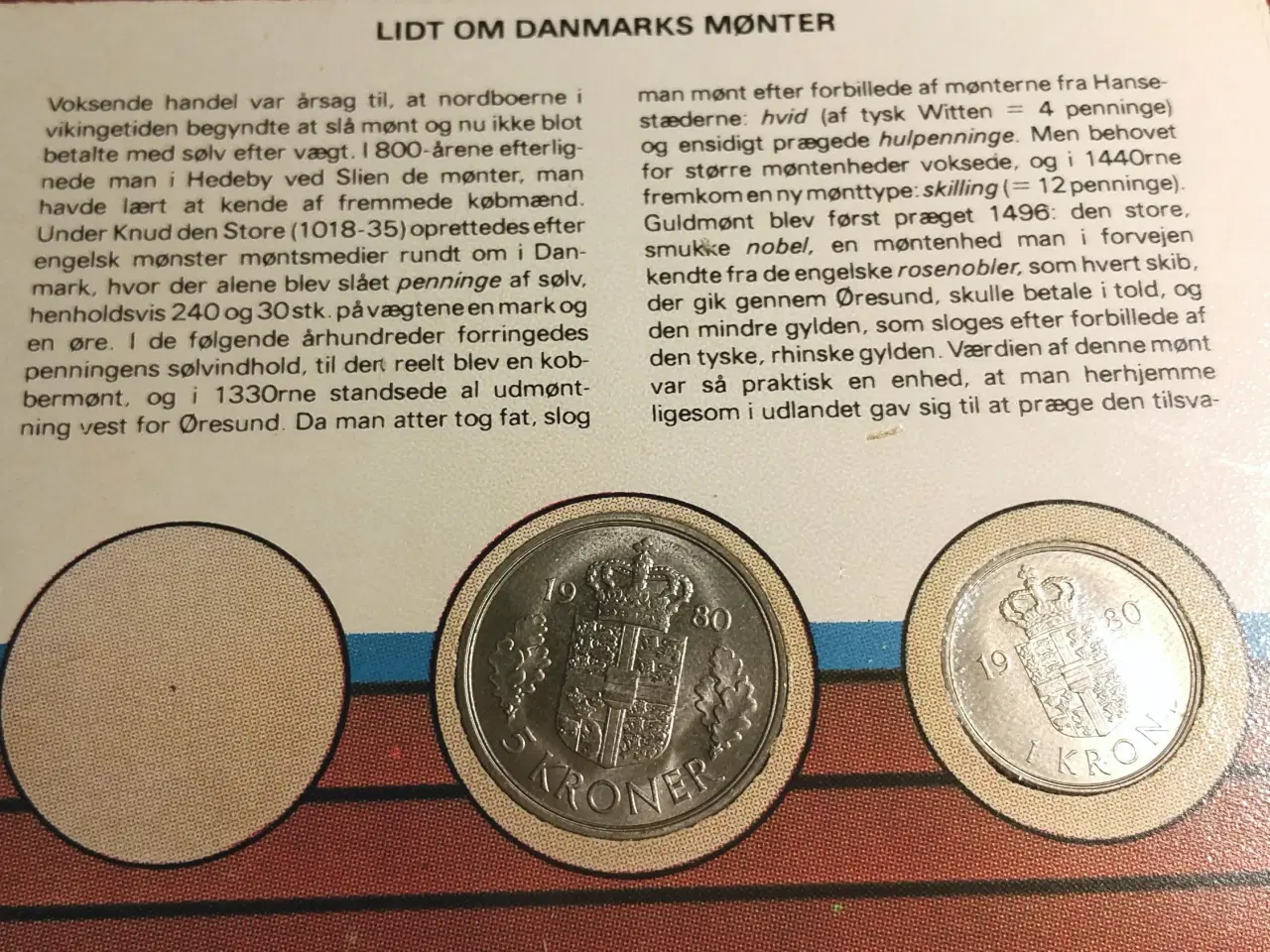 Billede 7 - HANDELSBANKEN  MØNTSÆT 1980 - 1989 Fra 25 til 45kr