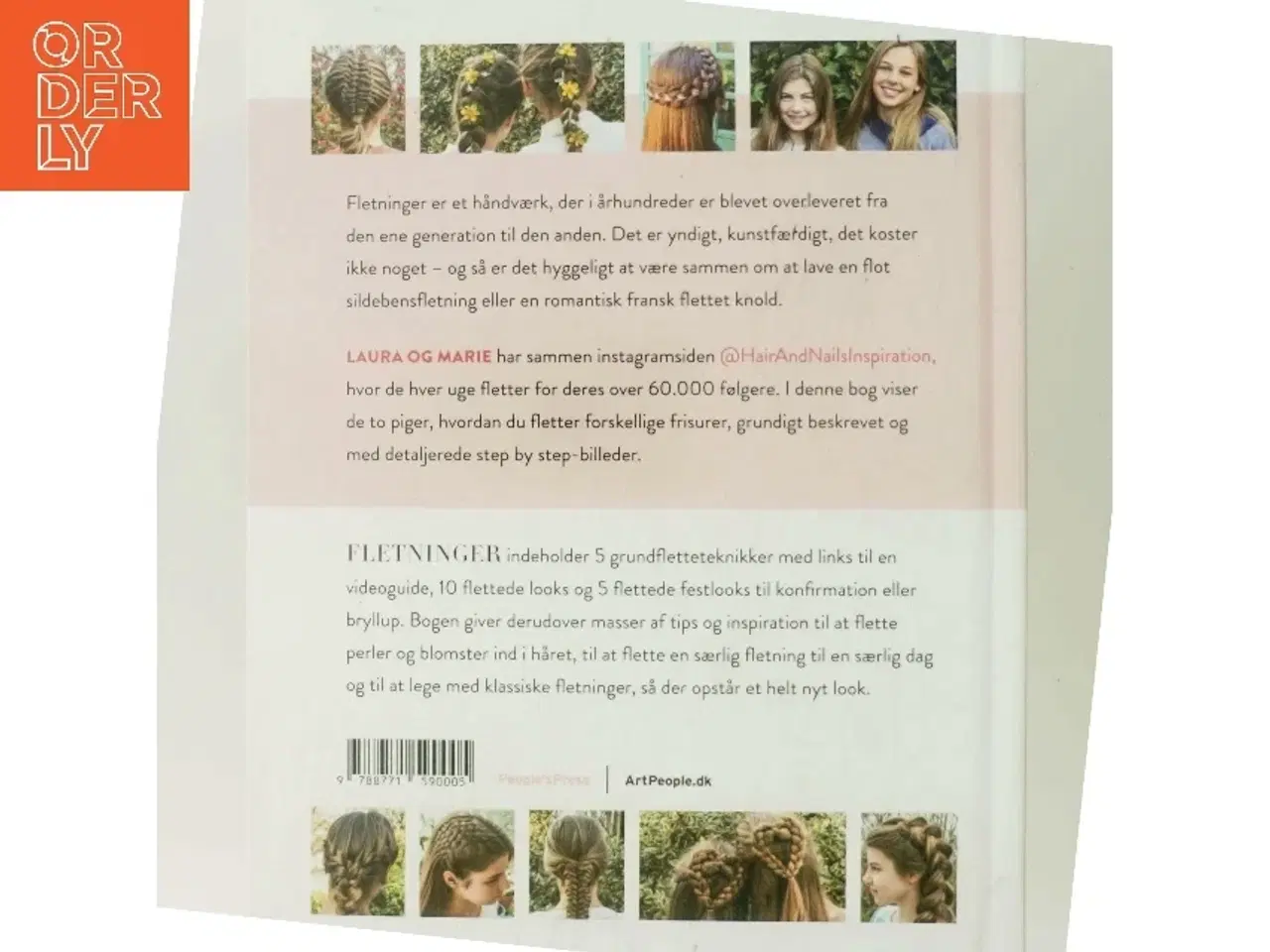 Billede 3 - Fletninger : step by step-guide til de flotteste flettede frisurer af Laura Kristine Arnesen (Bog)