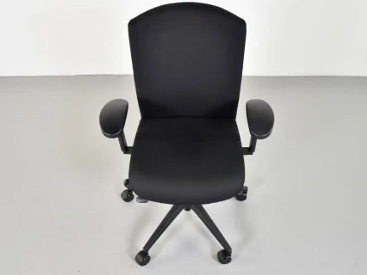 Billede 5 - Köhl kontorstol med sort polster og armlæn