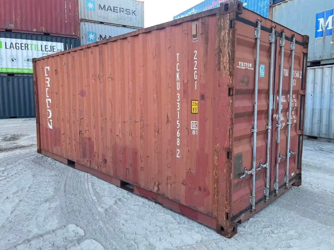 Billede 5 - 20 fods Container- ID: TCKU 331568-2 - Hvidovre