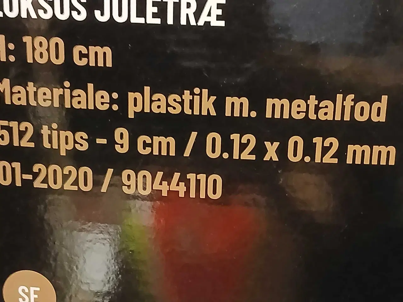 Billede 2 - Kunstigt juletræ 180 cm