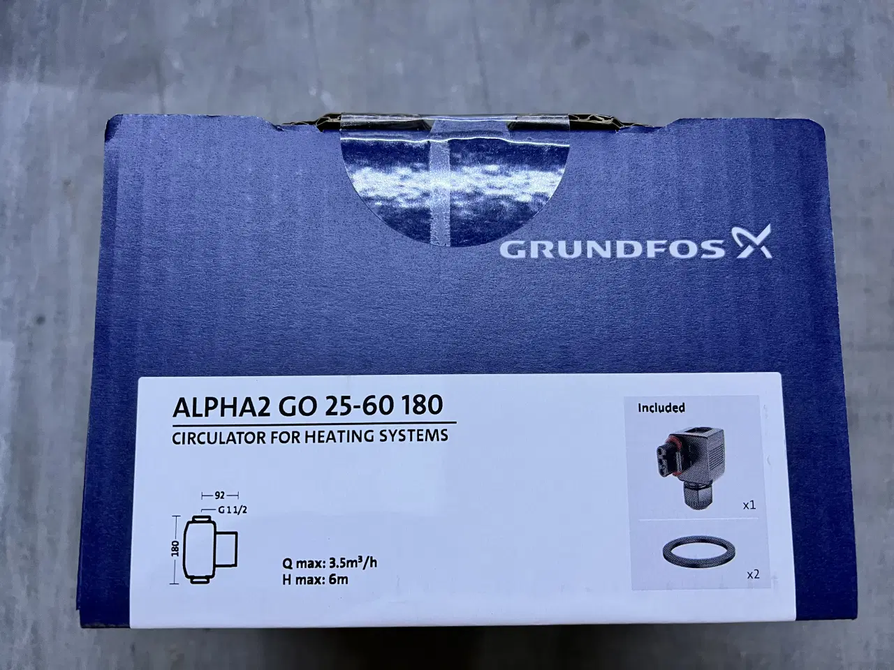 Billede 5 - Grundfos Alpha2 GO (WiFi ) 25-60 180 Helt ny