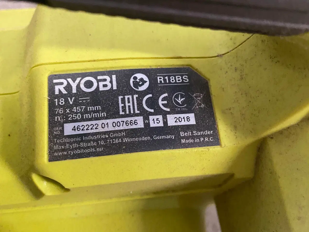 Billede 3 - Ryobi båndsliber R18BS