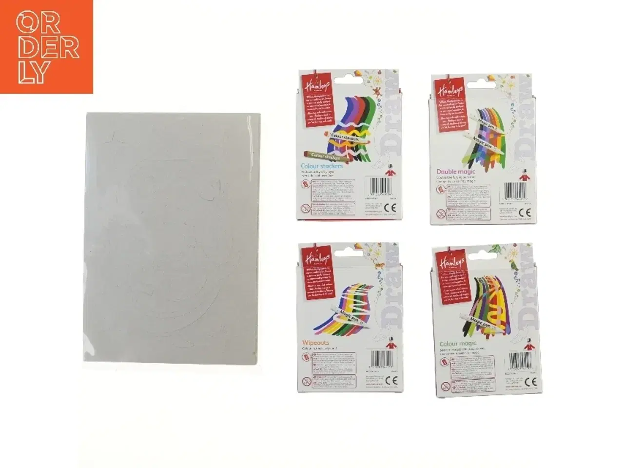 Billede 2 - 4 stk. tegnesæt fra Hamleys (Colour stackers, Double magic, Wipeouts, Sprayza' smelly og Colour magic)
