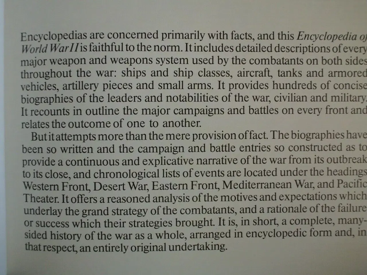 Billede 2 - encyclopedia of world war II, edited by john keega