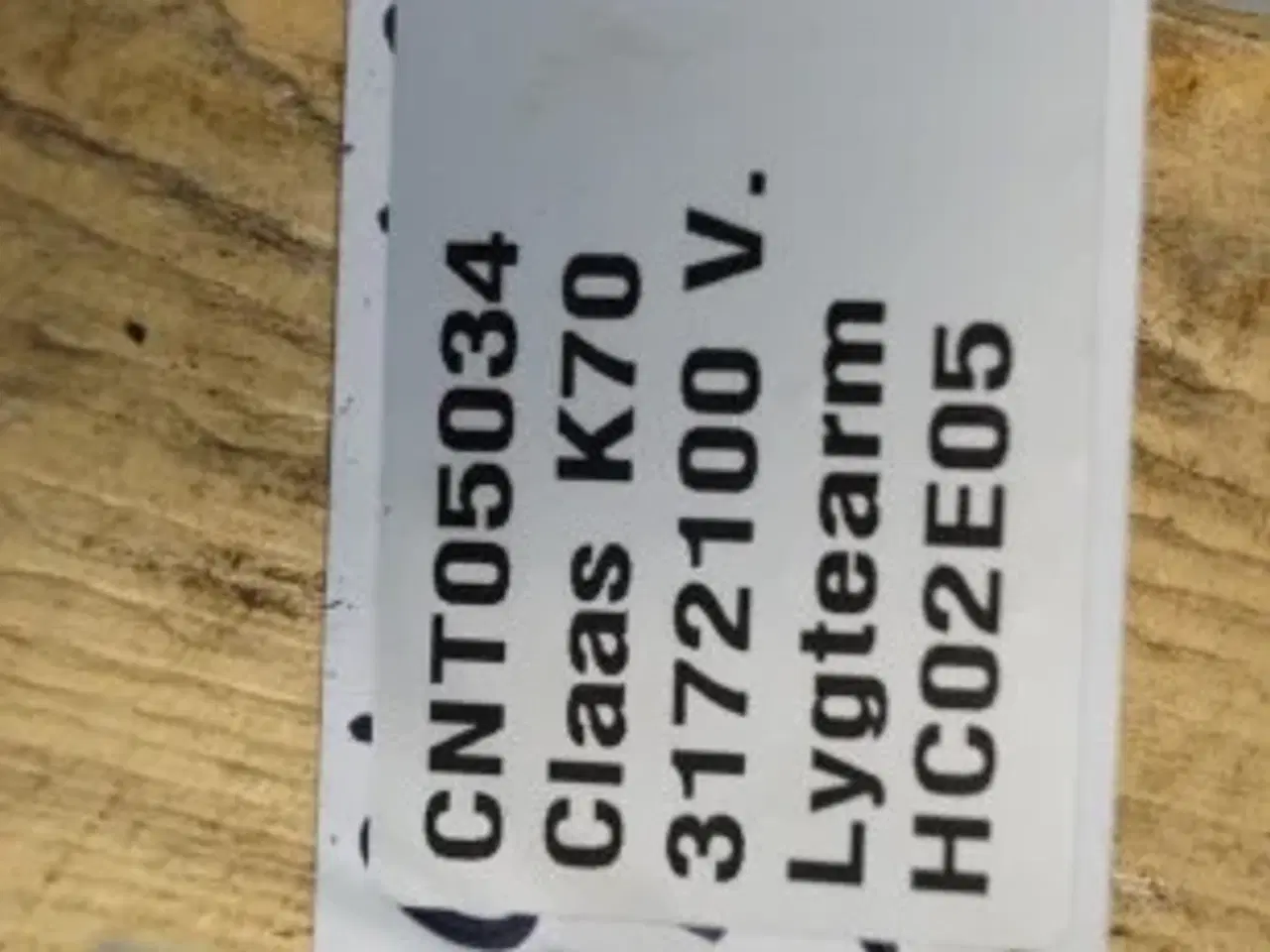 Billede 3 - Claas Targo K70 L.H. Lygtearm 