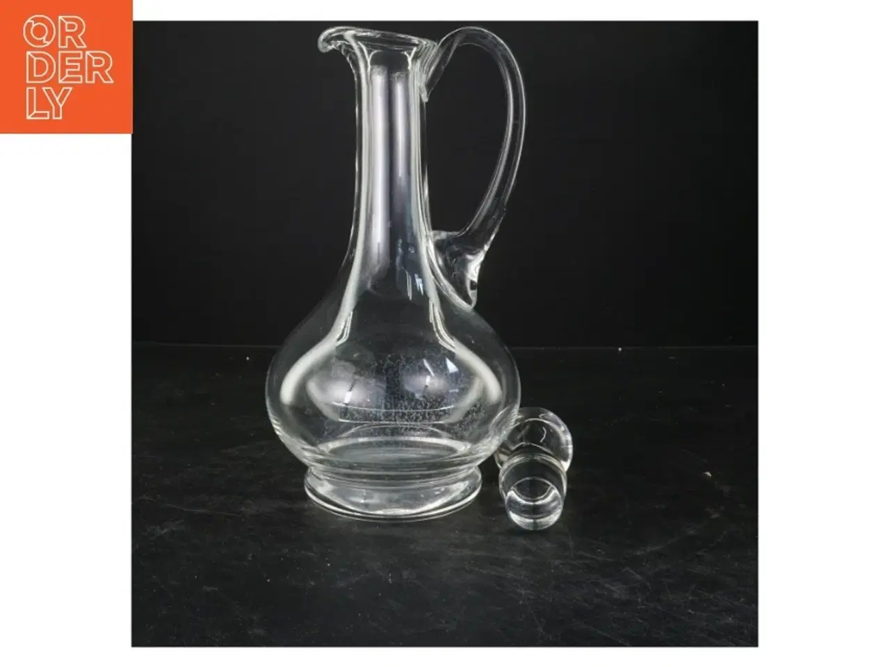 Billede 2 - Glas karaffel med låg (str. 32x14 cm)