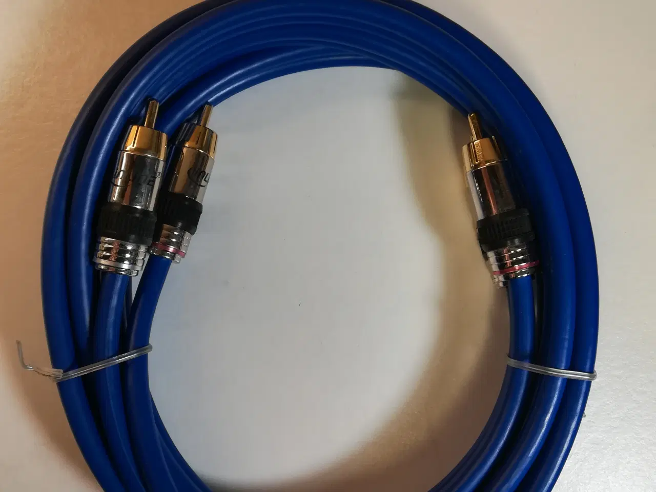 Billede 3 - InLine 2 x RCA lydkabel 2 m, hanstik, god kvalitet