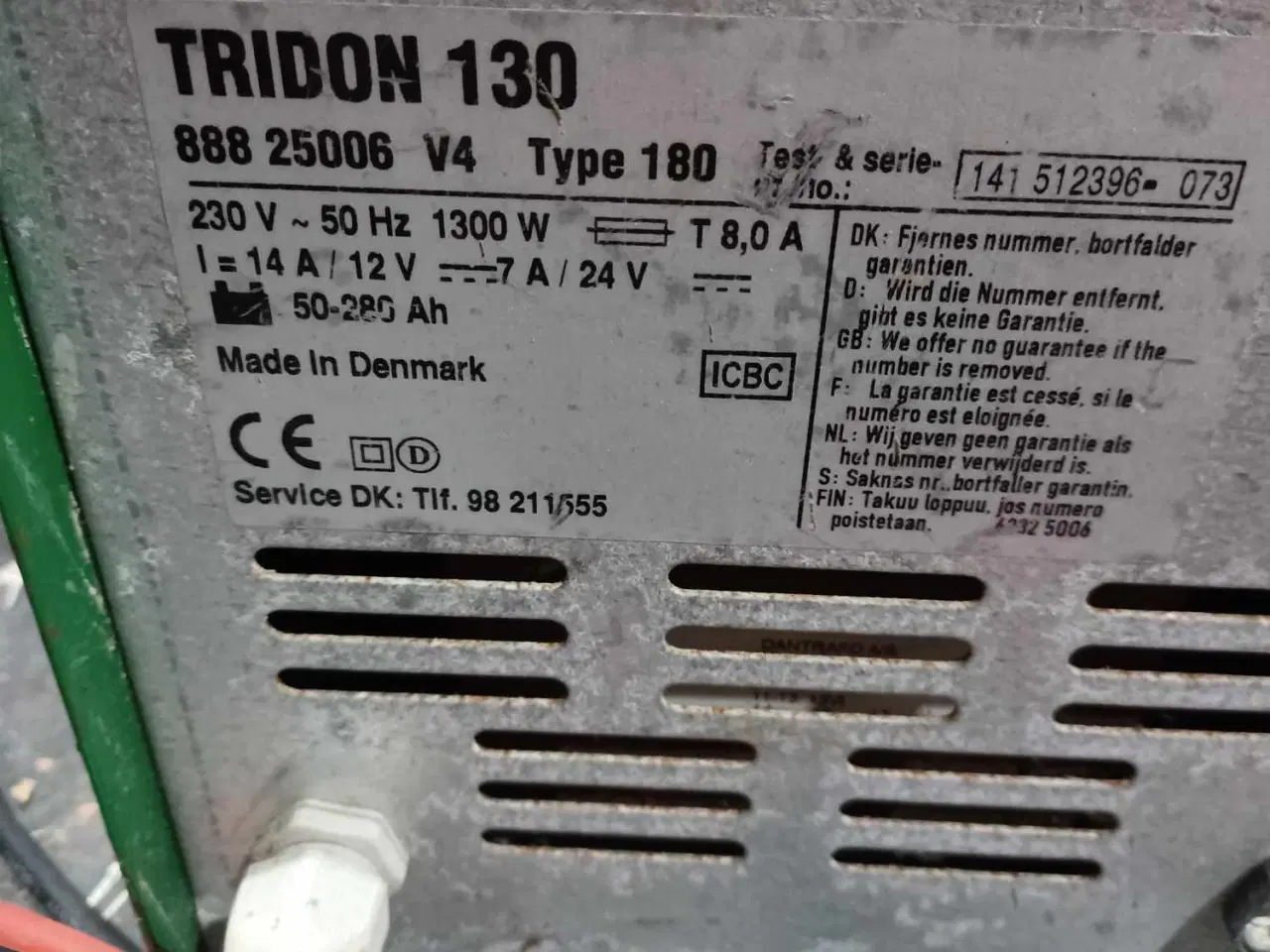 Billede 3 - Batterilader, Tridon