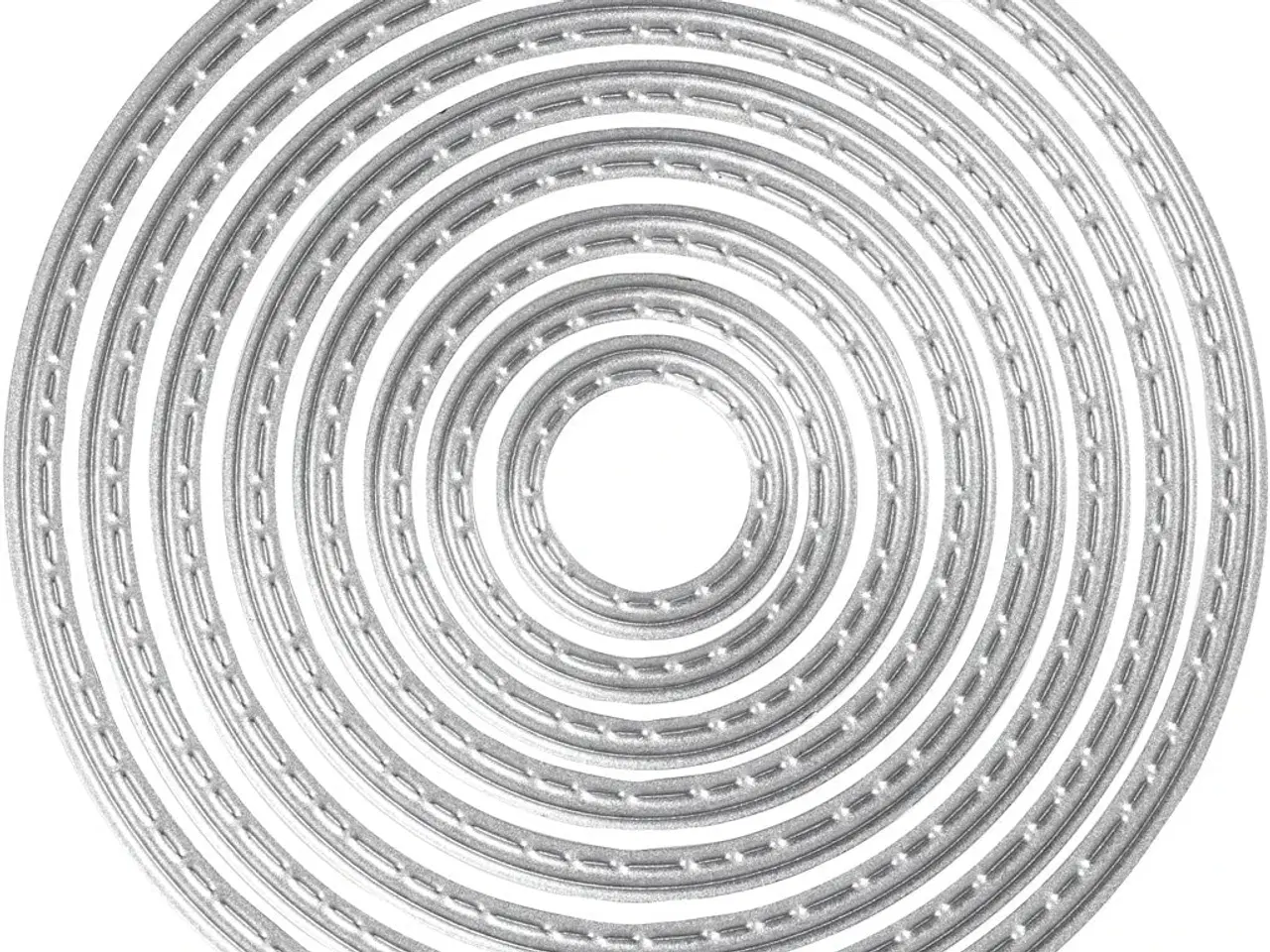 Billede 1 - Skære- og prægeskabelon til cirkler, 1,5-7 cm