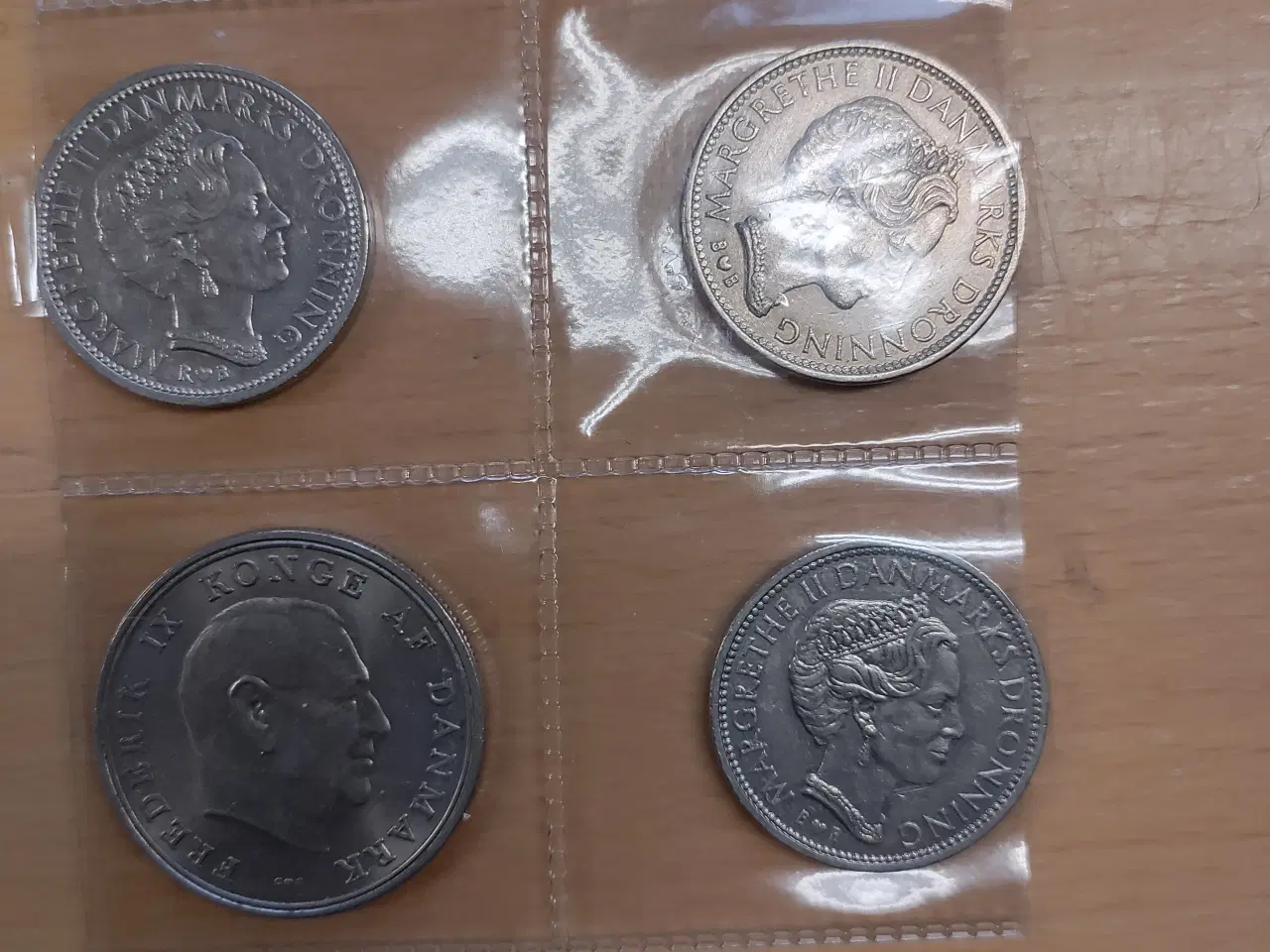 Billede 1 - 3 stk danske 10 kroner og 1 5 krone