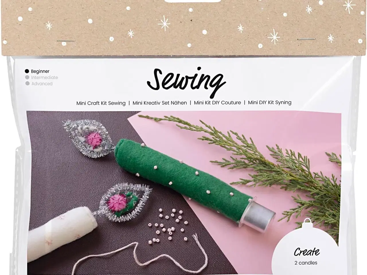 Billede 1 - Mini DIY Kit til Syning af Evighedslys - 1 pak