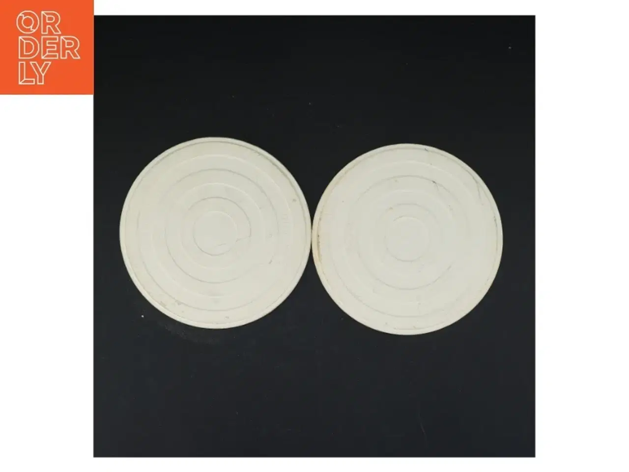 Billede 2 - Retro underlag med kærlighed citater (str. Ø 15 cm)