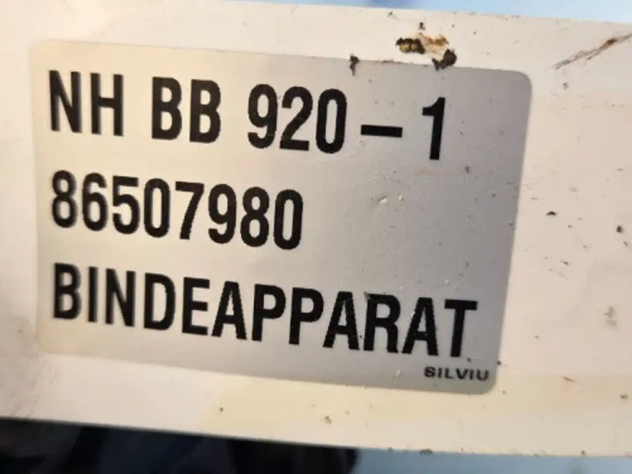 Billede 10 - New Holland BB920 Bineapparat 86507980