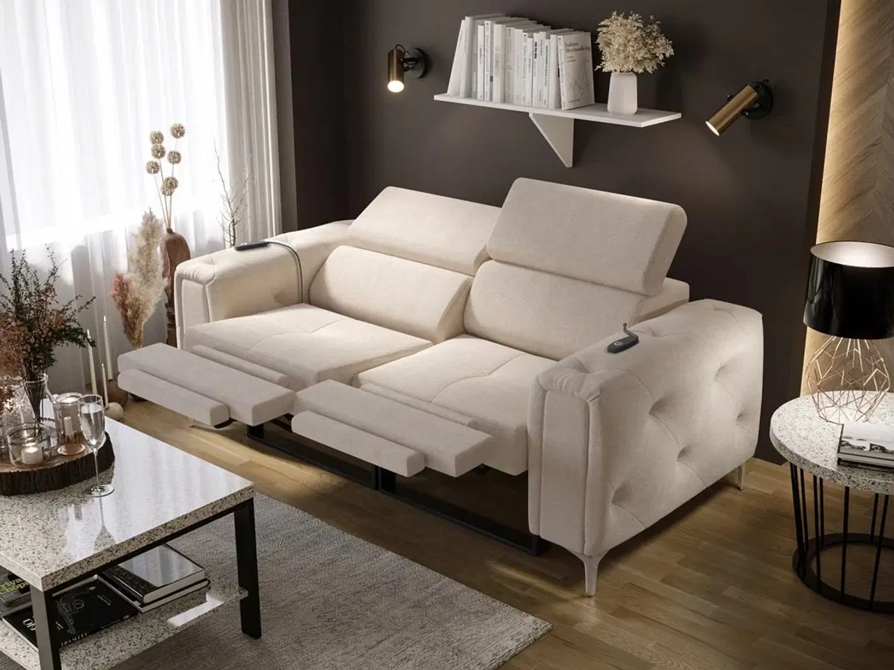 Billede 5 - ORIONIS II RELAX  TO-PERS. SOFA  190 CM U-24