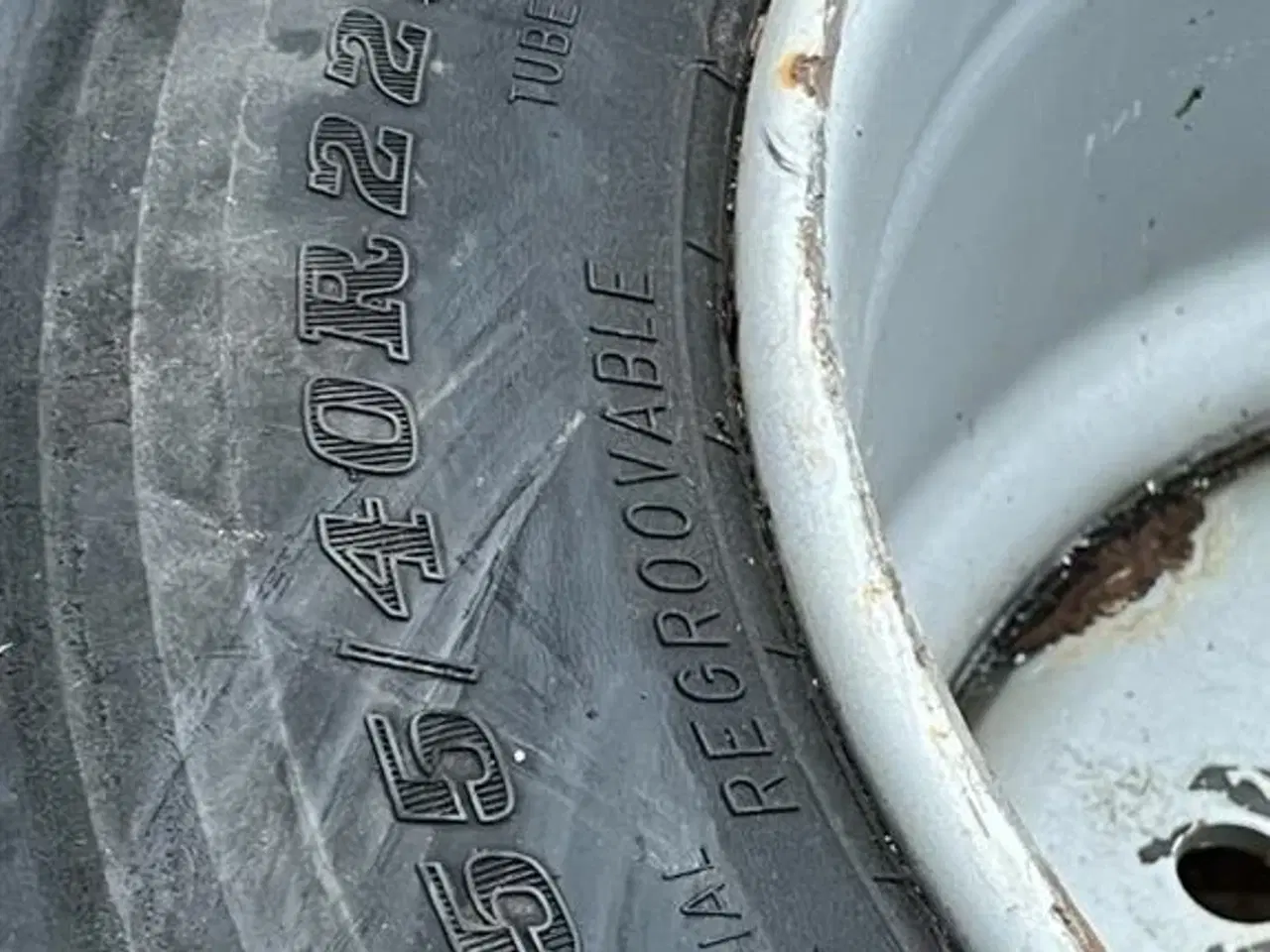 Billede 4 - - - - Trailerhjul 455/40R22,5    Dunlop 2 stk.