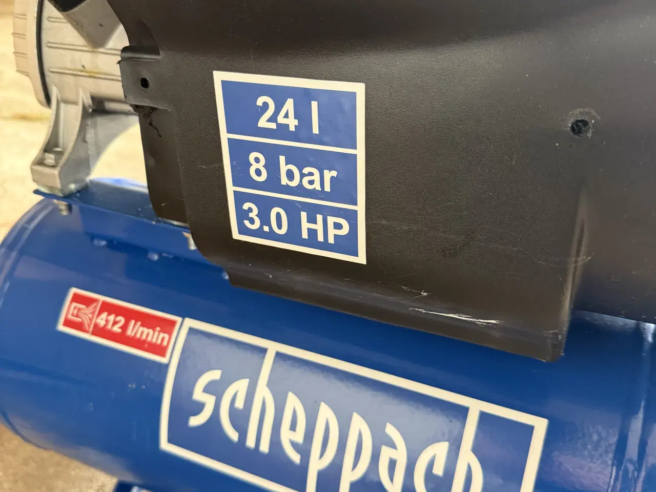Billede 1 - Scheppach Kompressor 412l/min