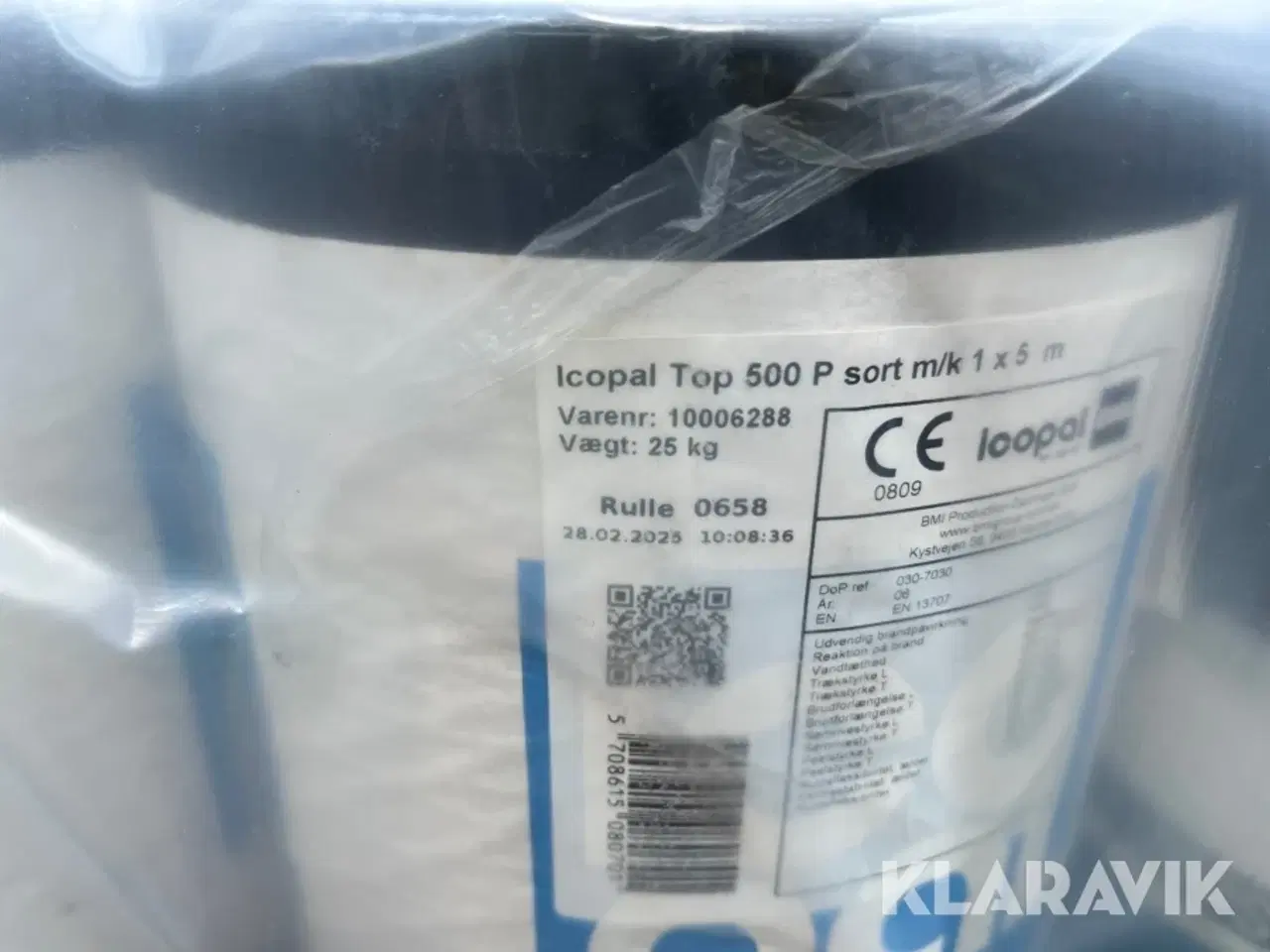 Billede 3 - Tagpap Icopal Top 500 P 25 ruller