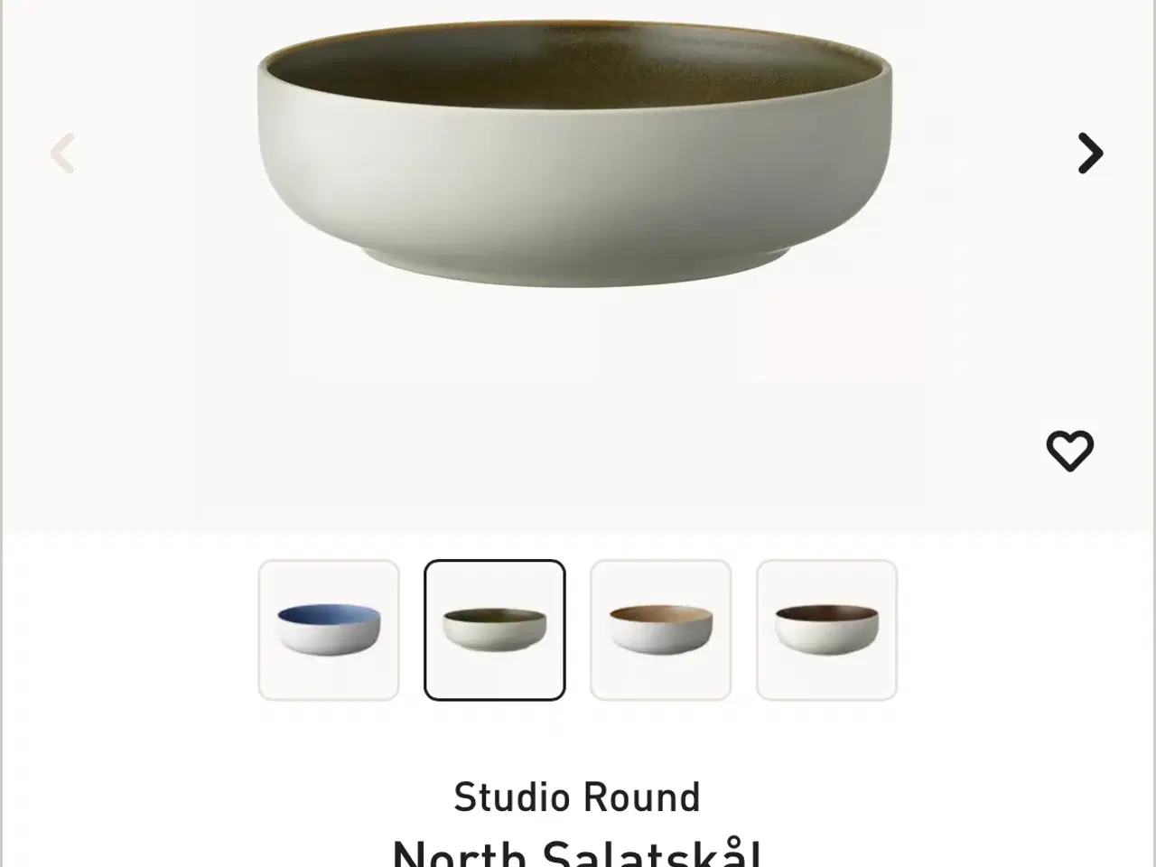 Billede 1 - Studio Round - North bowl 25 cm