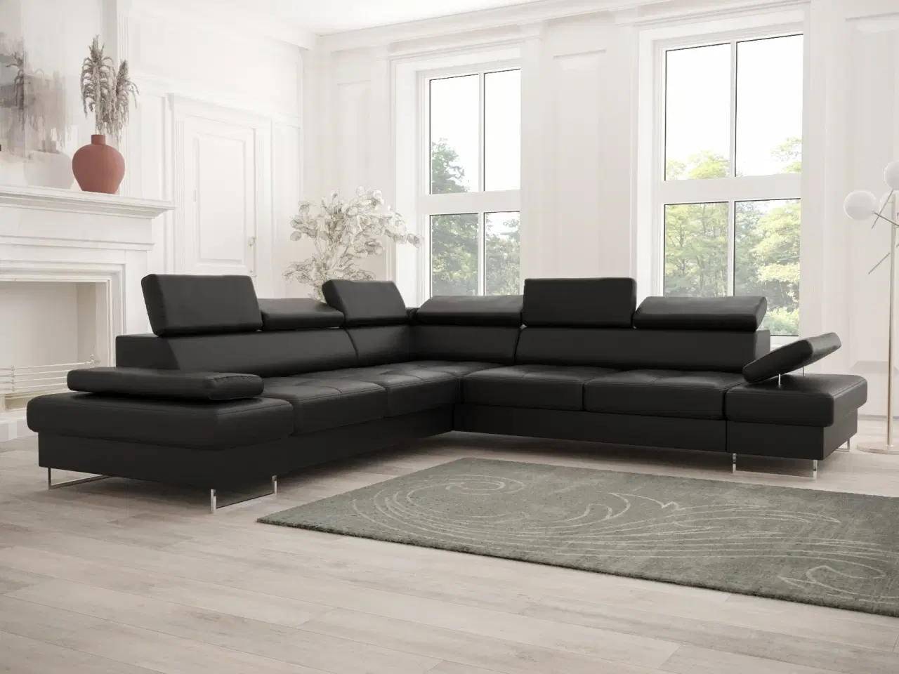 Billede 15 - GALAKSE MAX HJØRNESOFA MED SOVEFUNKTION 280×280 TERRA 79 HØJRE