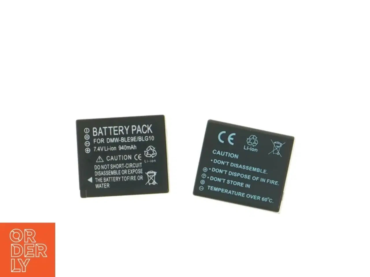 Billede 3 - Genopladelige kamera batterier fra Panasonic (str. 5 cm x. 4,5 cm)