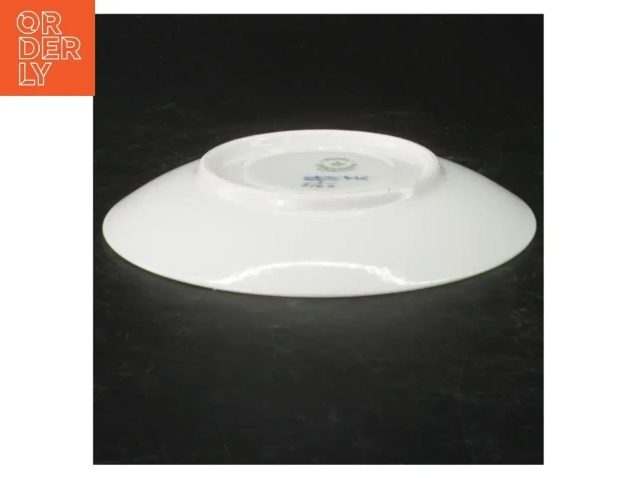 Billede 2 - Blåt og hvidt porcelænsmønster tallerken, musselmalet fra Royal Copenhagen (str. Ø. 14,5 cm)