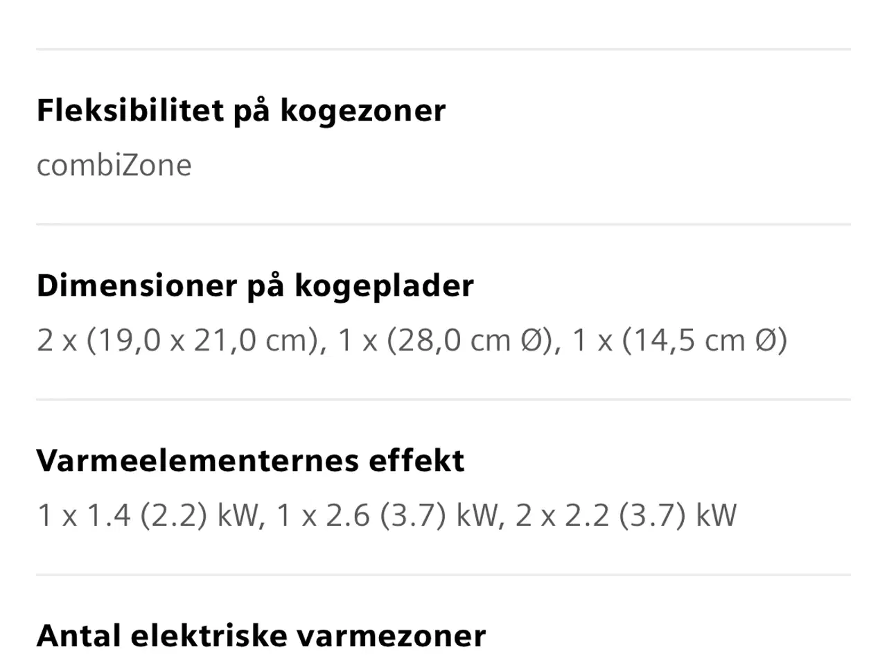 Billede 4 - Siemens kogeplade 80 cm