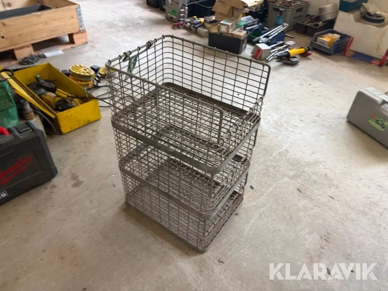 Billede 5 - Trådkurve i metal ca 100 styk.