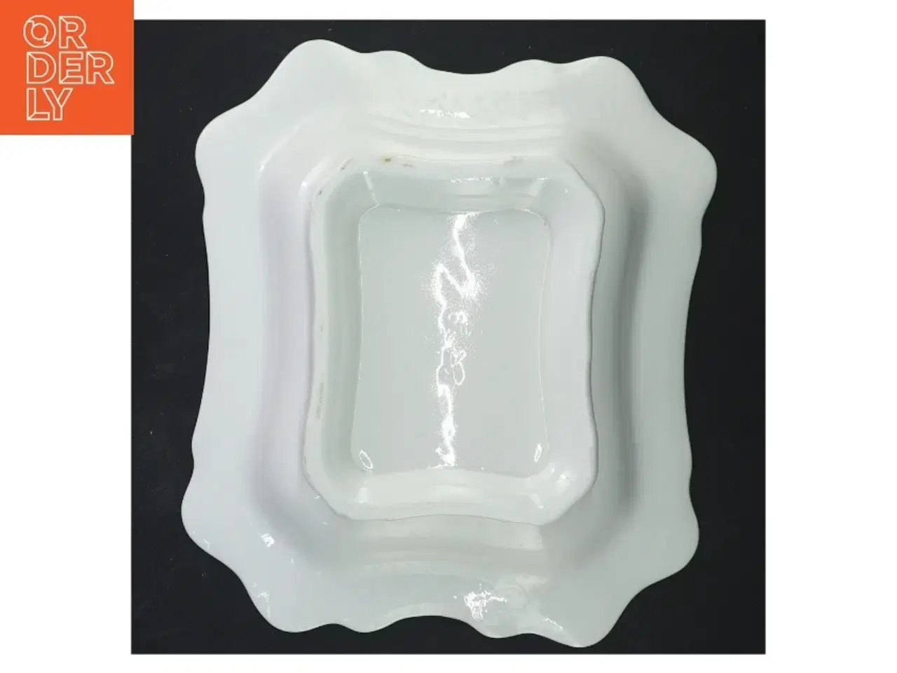 Billede 3 - Gustavberg Blå Blom skål (str. 23x20x4 cm)