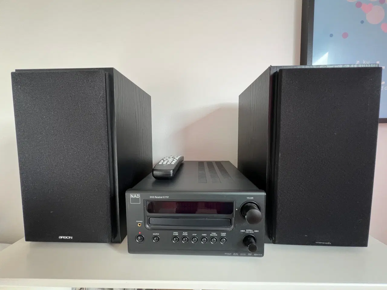 Billede 1 - NAD dvd-cd receiver og 2 Argon højttalere 
