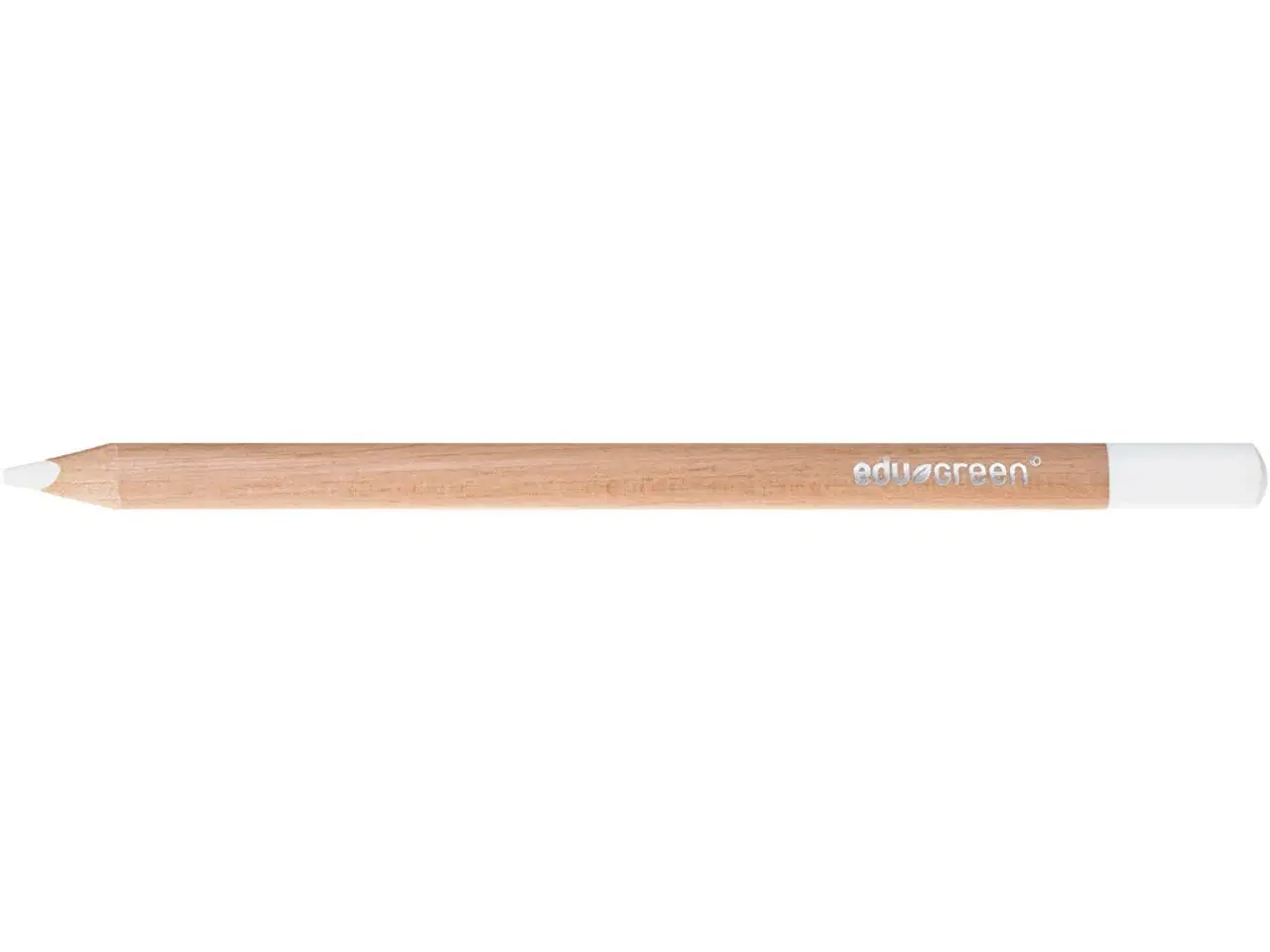 Billede 1 - Edugreen Kraftige Farveblyanter, mine 5 mm, hvid, 10stk./ 1 pk.