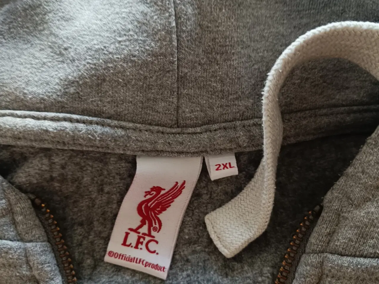 Billede 3 - Liverpool sweatshirt m. lynlås