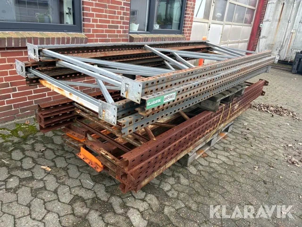 Billede 1 - Pallereol - 6 fag med 6 hylder