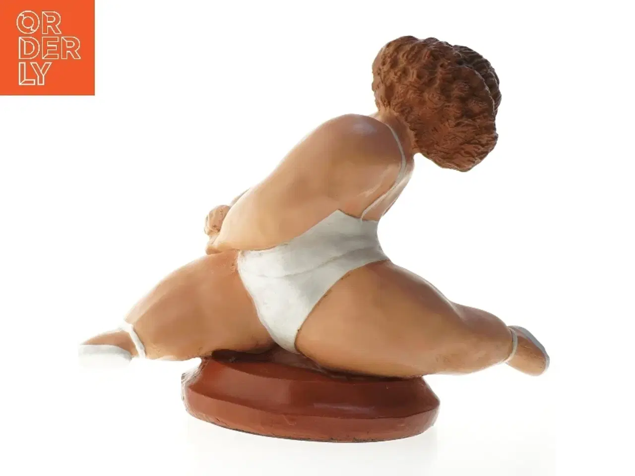 Billede 2 - Resinfigur af kvinde i yogastilling (str. 32 cm)