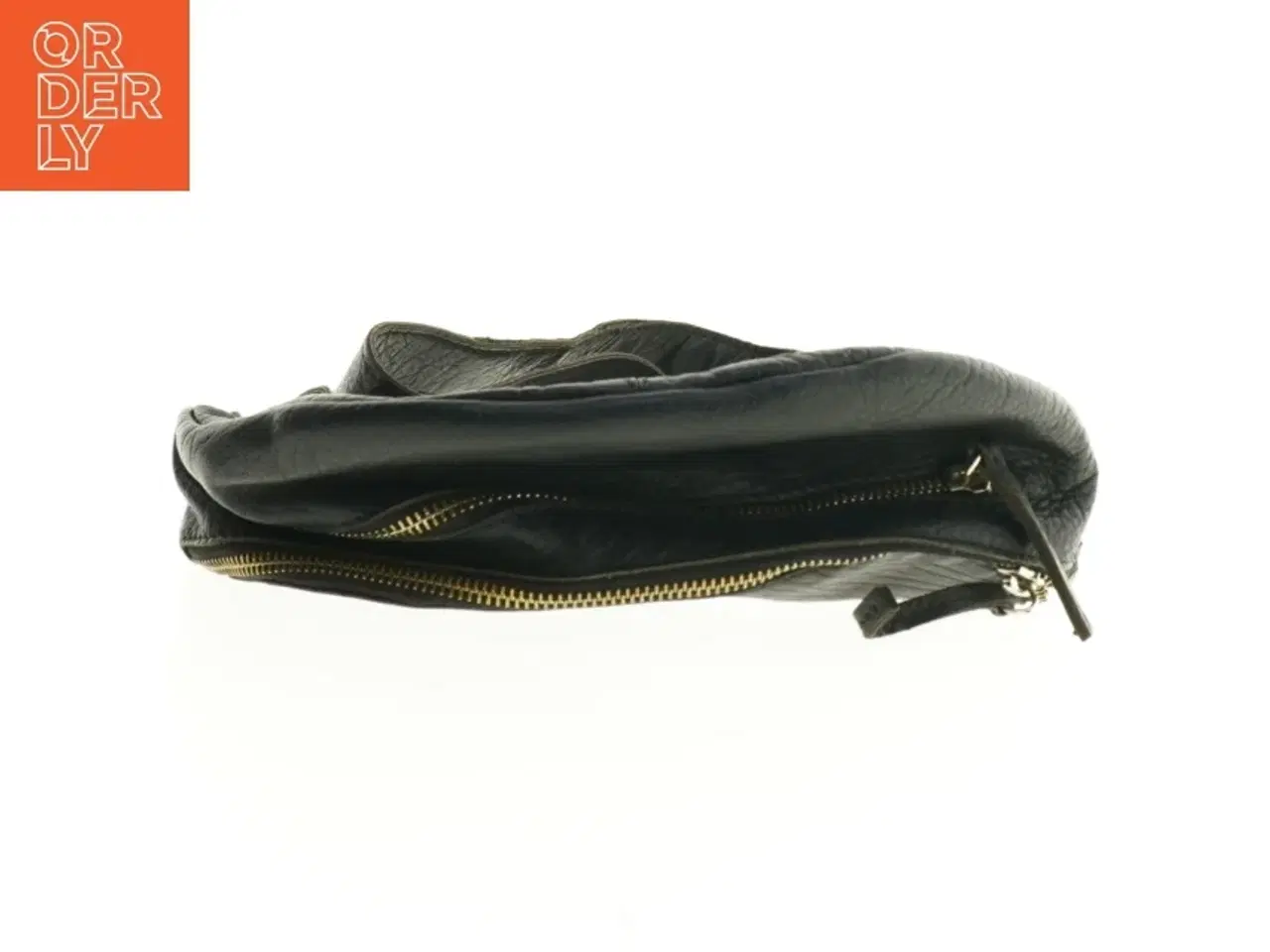 Billede 4 - Sort læder bælte taske fra Belsac (str. 27 x 14 cm)